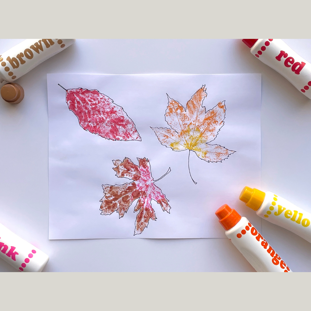 🍂 Colorful Fall Leaf Press Project 🍂