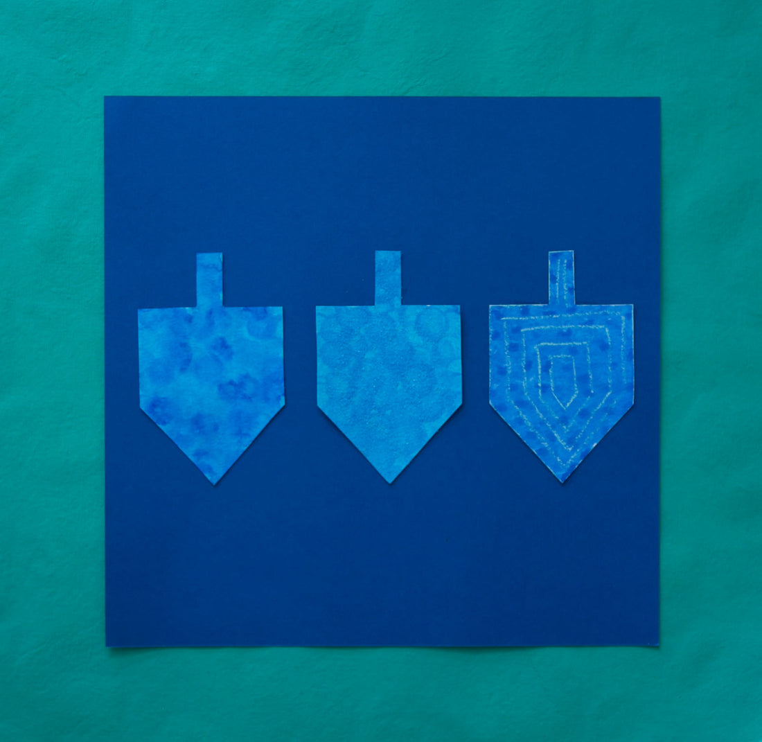 MIXED MEDIA DREIDEL