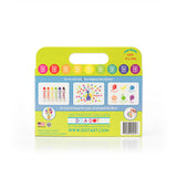 Back of Do A Dot Art Juicy Fruits scented dot markers packaging with product details