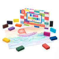 Beeswax Crayons - Block 12 Colors