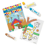 Do-A-Dot Art! Who’s in the Zoo activity book pages with zoo animal illustrations and Do-A-Dot Art! dot markers