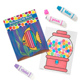 Discovering My World activity book pages with Do A Dot Art markers