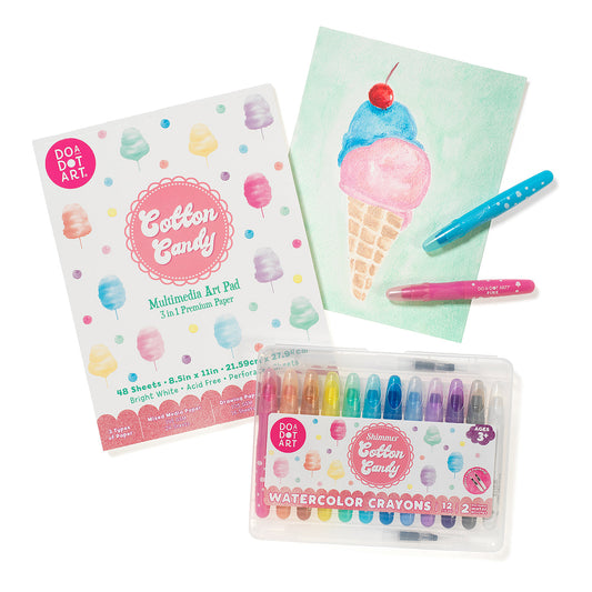 3-in-1 Mixed Media Art Pad — Cotton Candy