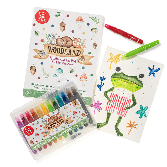 3-in-1 Mixed Media Art Pad — Woodland