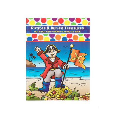 Do A Dot Art Pirates & Buried Treasures creative activity book cover with pirate illustration