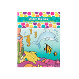 Do-A-Dot Art! Under the Sea creative activity book cover featuring dolphin, sea turtle, starfish, and ocean scene