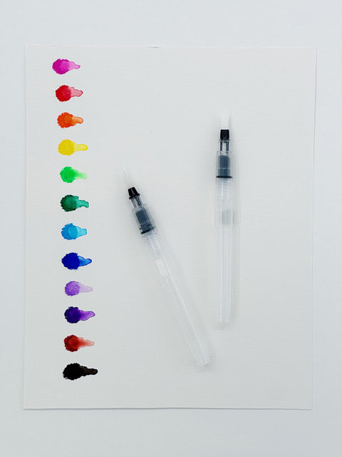 Rainbow Bright refillable water brush