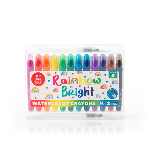 Watercolor Crayons - Rainbow Bright
