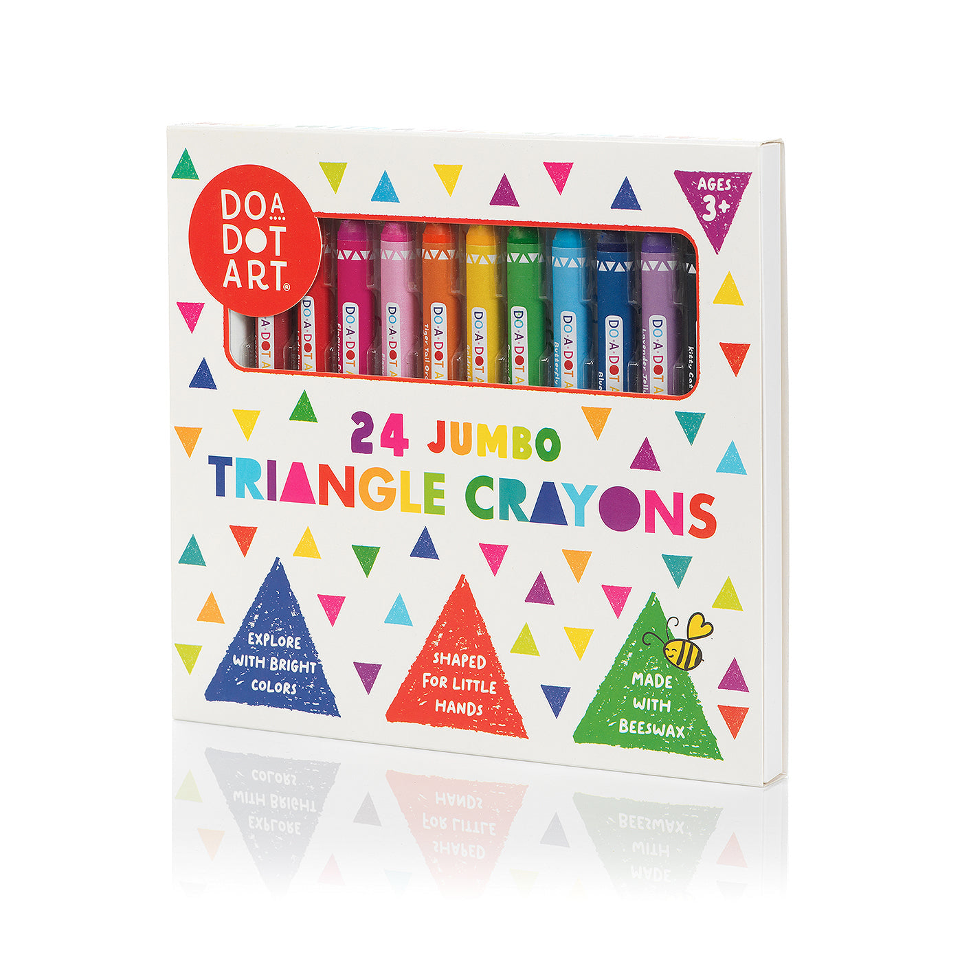 Beeswax Crayons - Jumbo Triangle 24 Colors