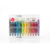 Woodland Watercolor Crayons – 12 Colors with 2 Refillable Water Brushes