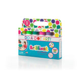 Do A Dot Art Brilliant dot markers 6 pack packaging with colorful polka dot design