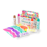 Do A Dot Art Island Bright Mini dot markers with packaging and completed artwork