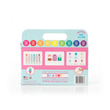 Back of Do A Dot Art Ice Cream Dreams scented dot markers packaging with product details