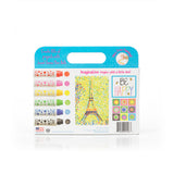 Back of Do A Dot Art Jewel Tone Mini Dots & Doodles packaging with product details