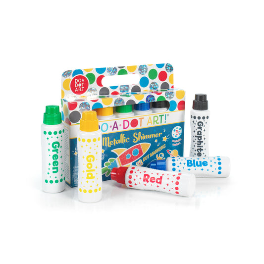 Dot Markers — Metallic Shimmer – 5 Pack