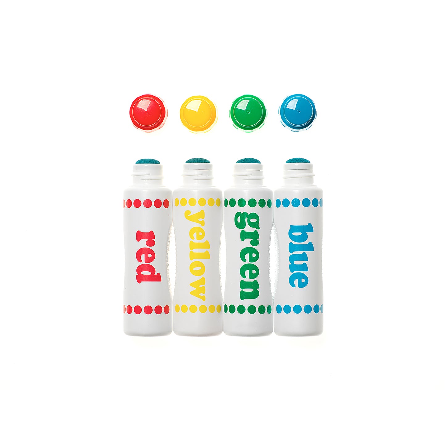 Rainbow Dot Markers – 4 Pack