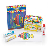 Rainbow Discovery gift kit: Discovering My World activity book with Rainbow Dot Markers