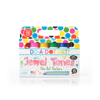 Do A Dot Art Jewel Tone Mini Dots & Doodles 6 pack packaging