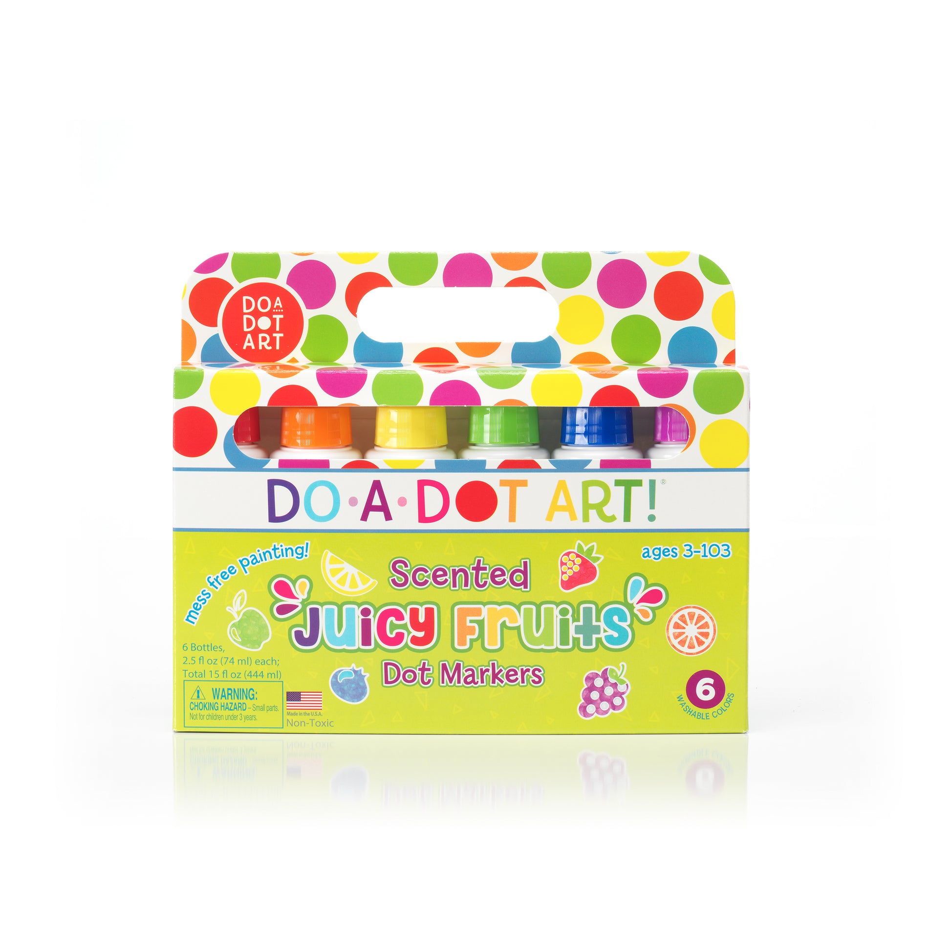 Do A Dot Art! Juicy Fruits Scented Dot Markers – 6 Pack