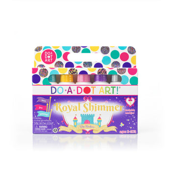 Do A Dot Art Royal Shimmer dot markers 5 pack packaging