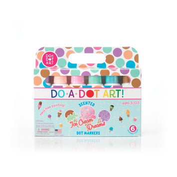 Do A Dot Art Ice Cream Dreams scented dot markers 6 pack packaging