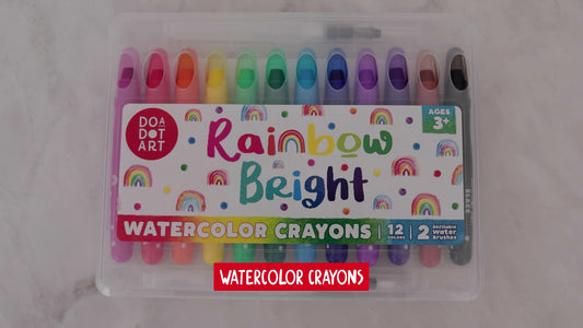 Watercolor Crayons — Rainbow Bright
