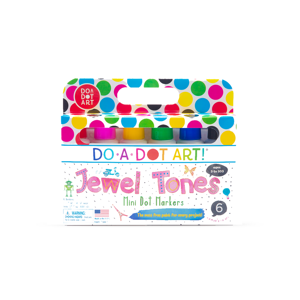Mini Jewel Tone 6 Pack Dot Markers