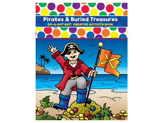 Pirates And Buried Treasure coloring book